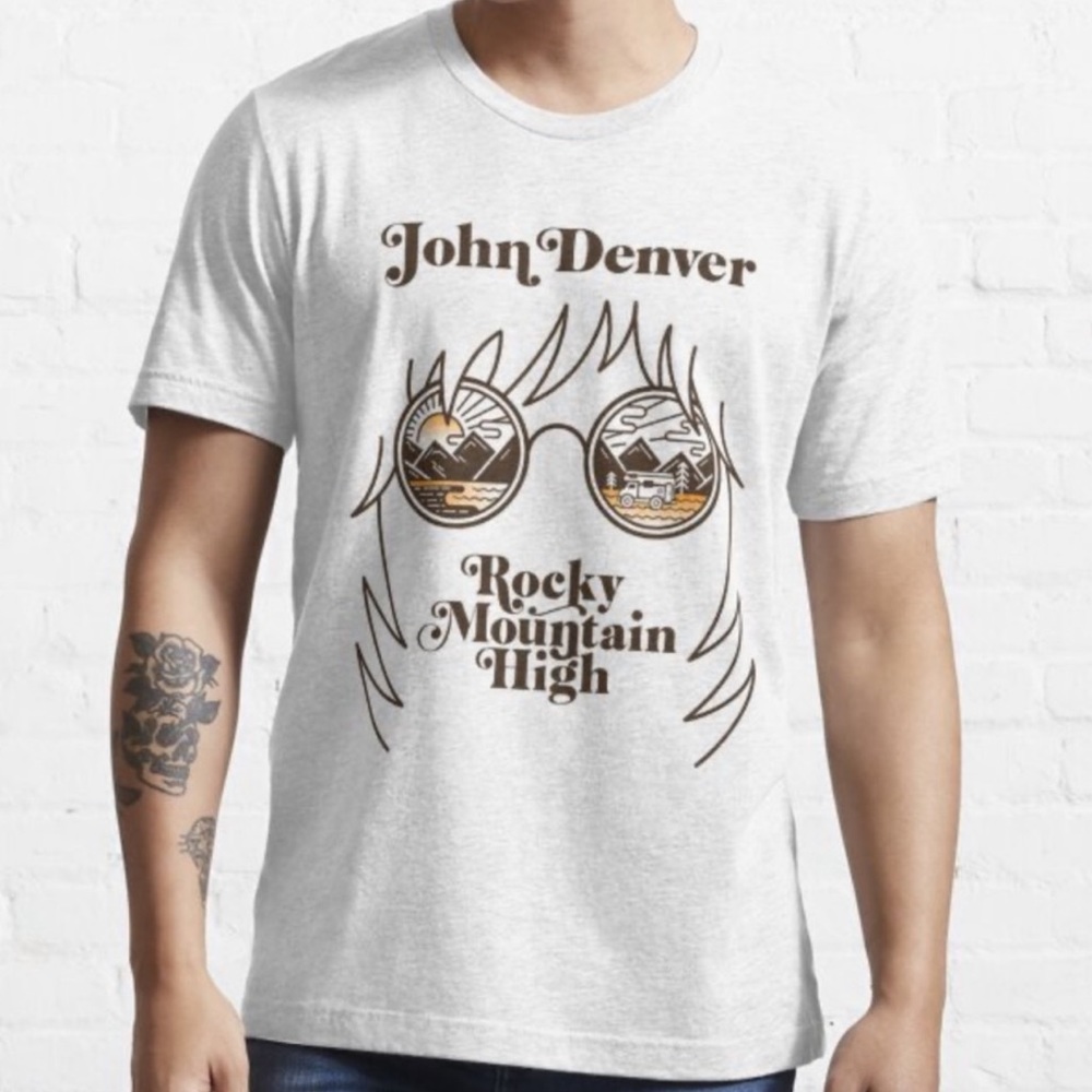 John Denver country roads shirt sz M